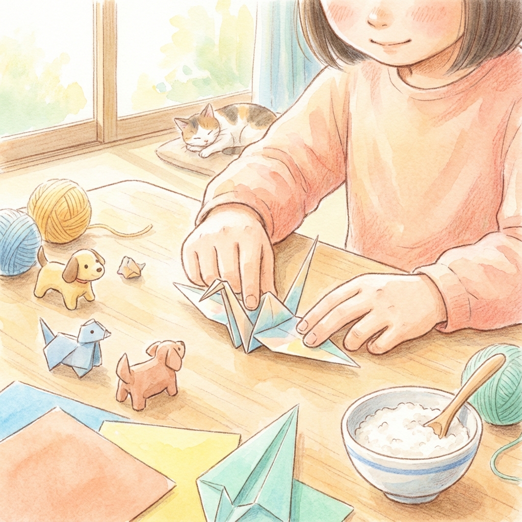 手や指を使う創作